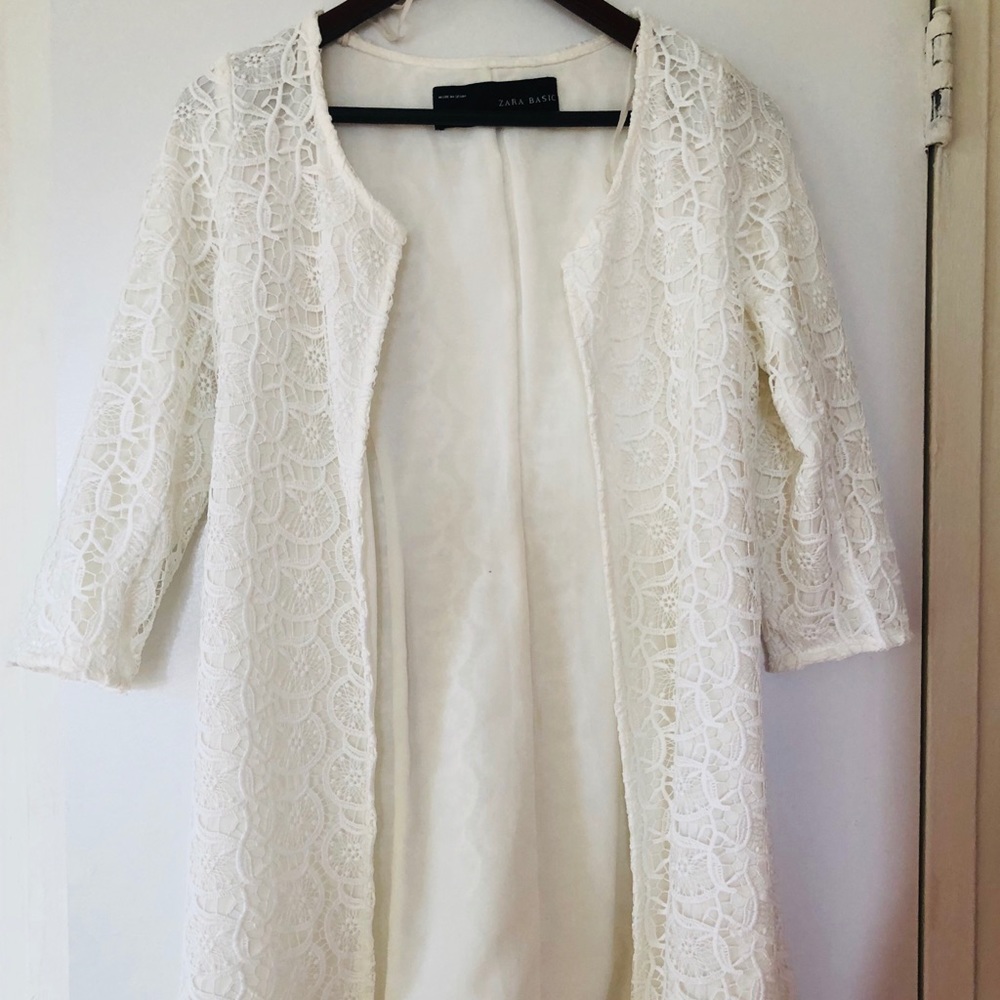 Zara lace cardigan
